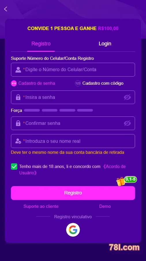 Acesso rápido e seguro ao cassino online 78l.com